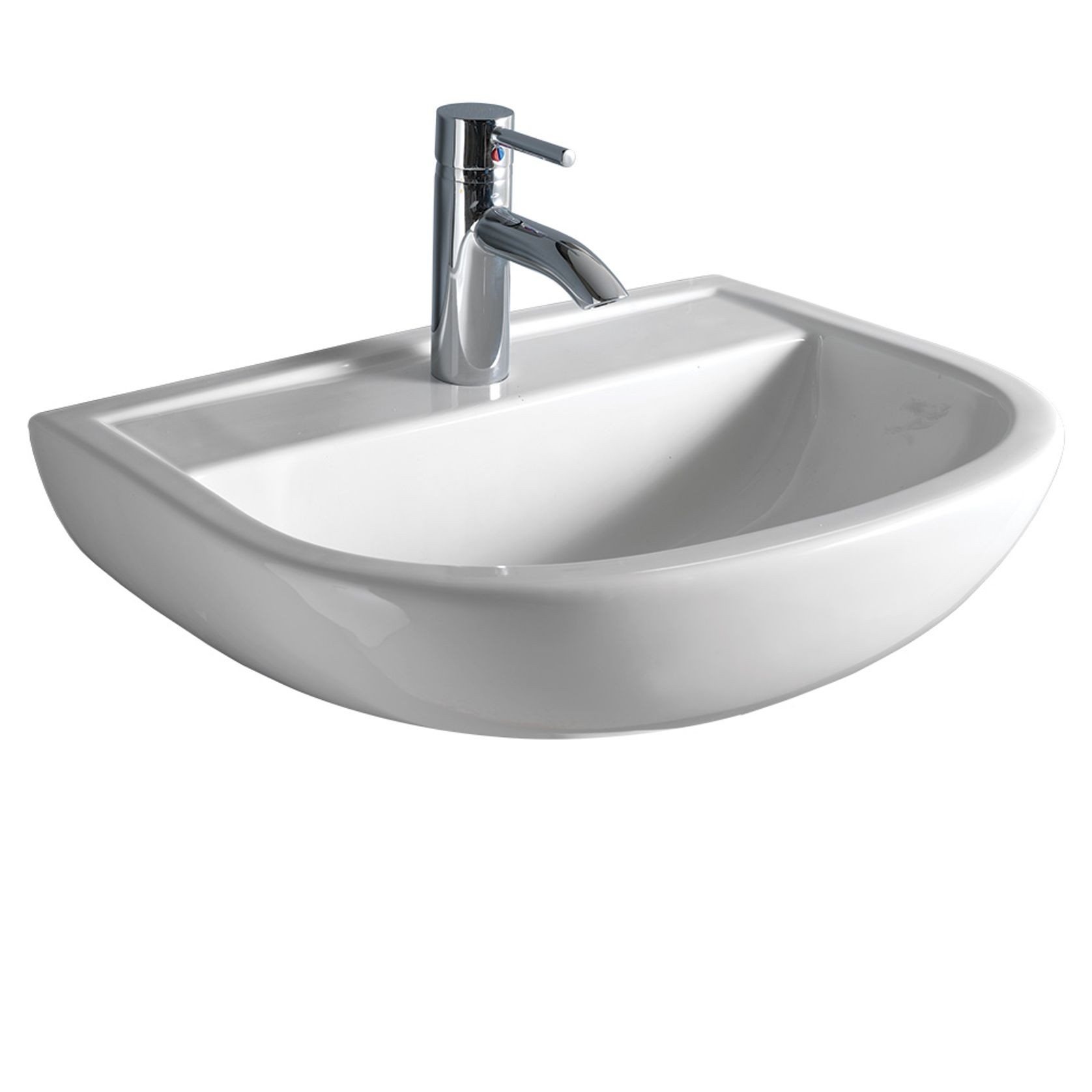 RAK Compact 500 Wall Hung Basin gallery detail image