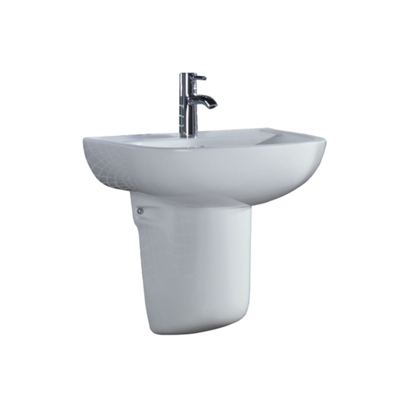 RAK Compact 450 Wall Hung Basin and Shroud gallery detail image