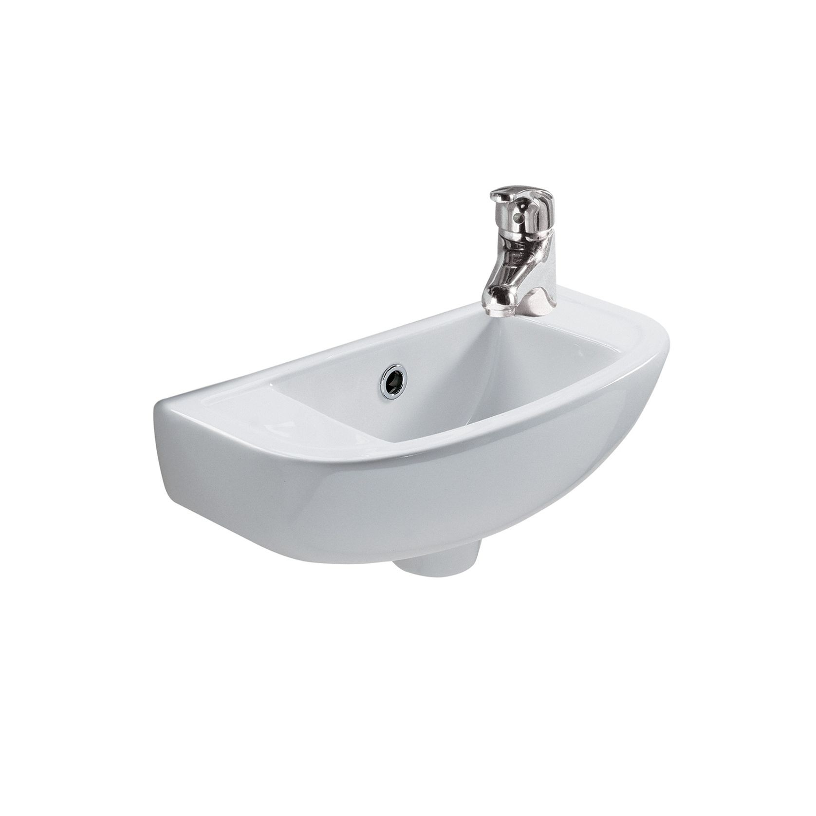 RAK Compact Slim Wall Hung Basin gallery detail image