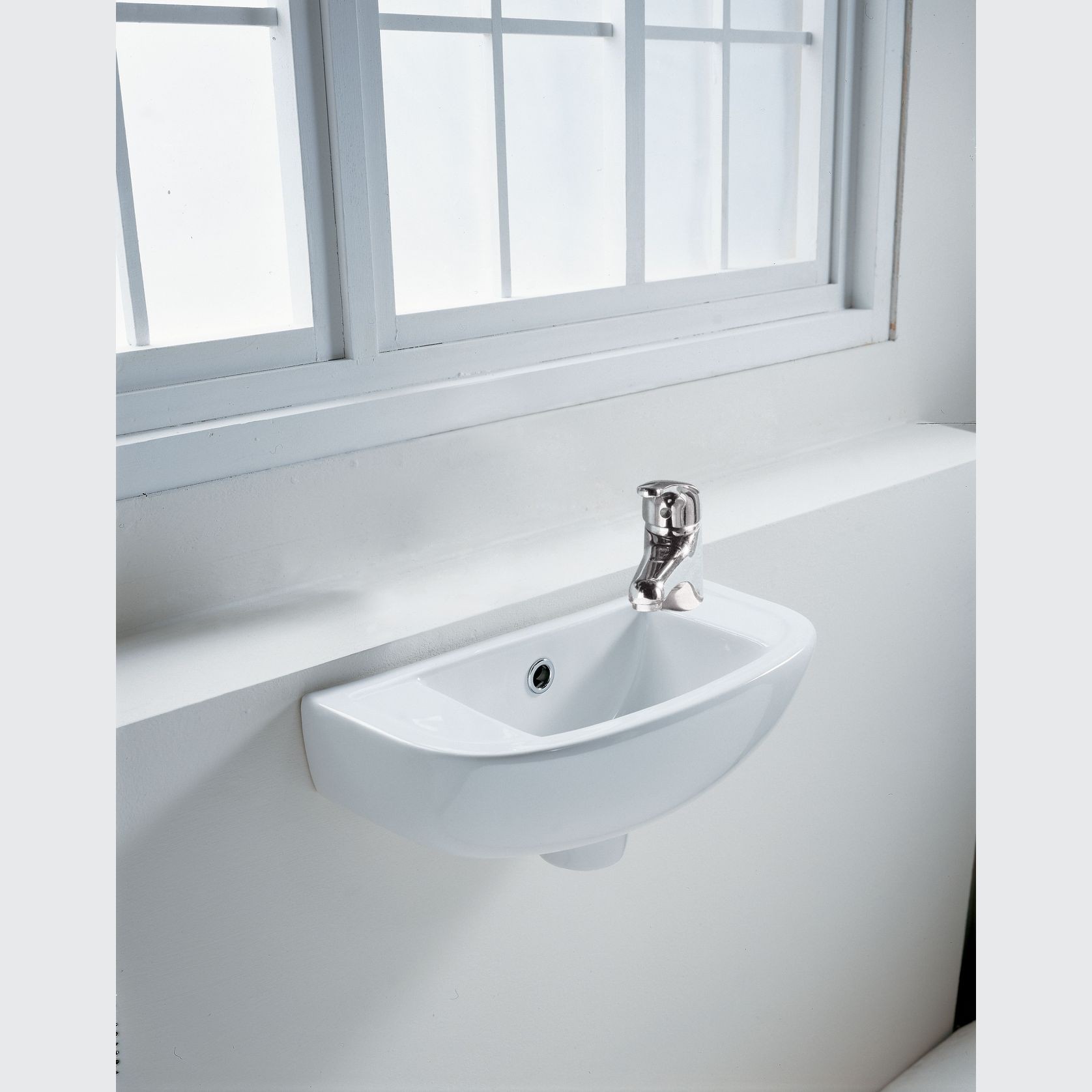 RAK Compact Slim Wall Hung Basin gallery detail image