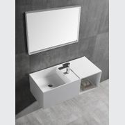 Matteo Composite Stone Wall-mounted Basin gallery detail image