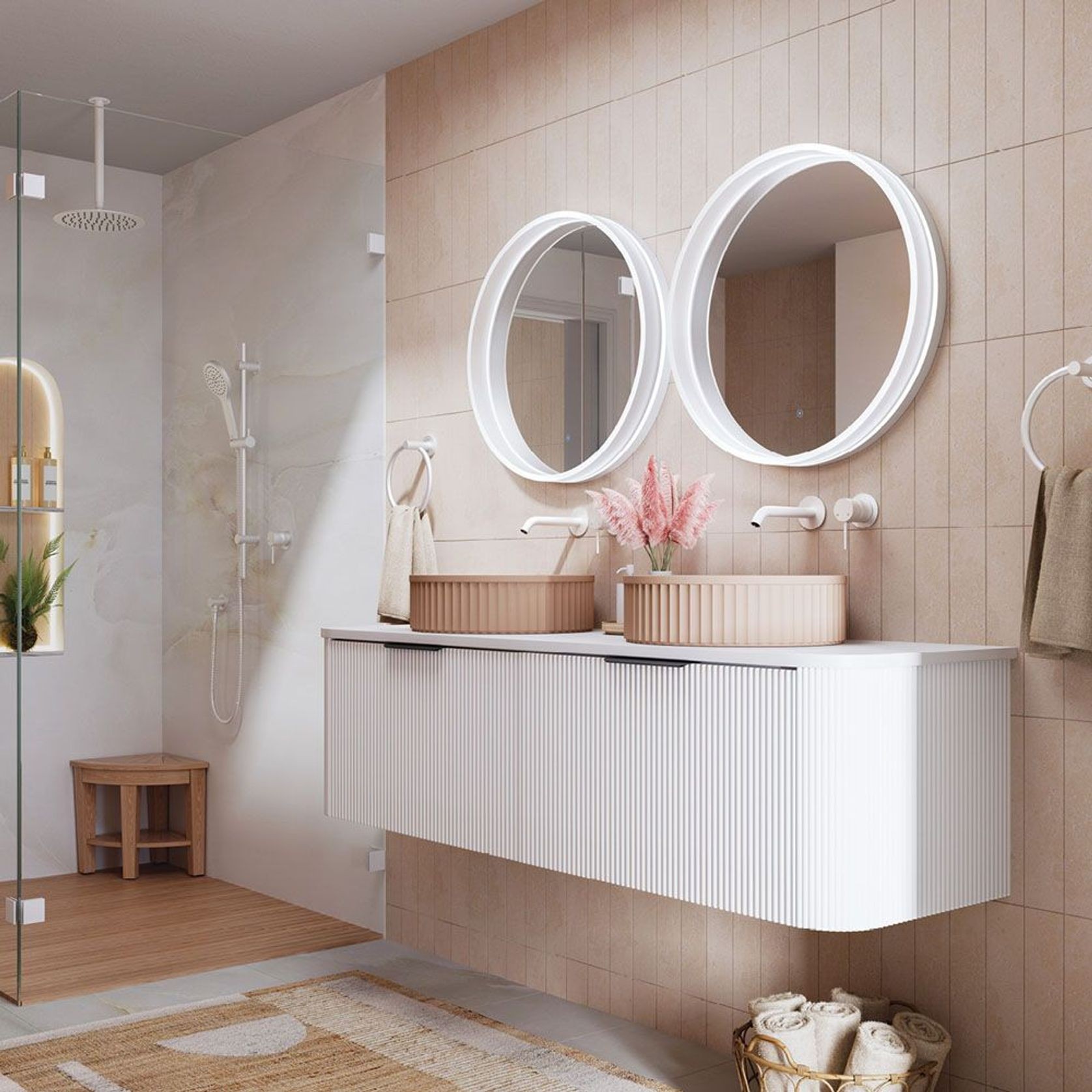 Minka Round Solid Surface Above Counter Basins gallery detail image