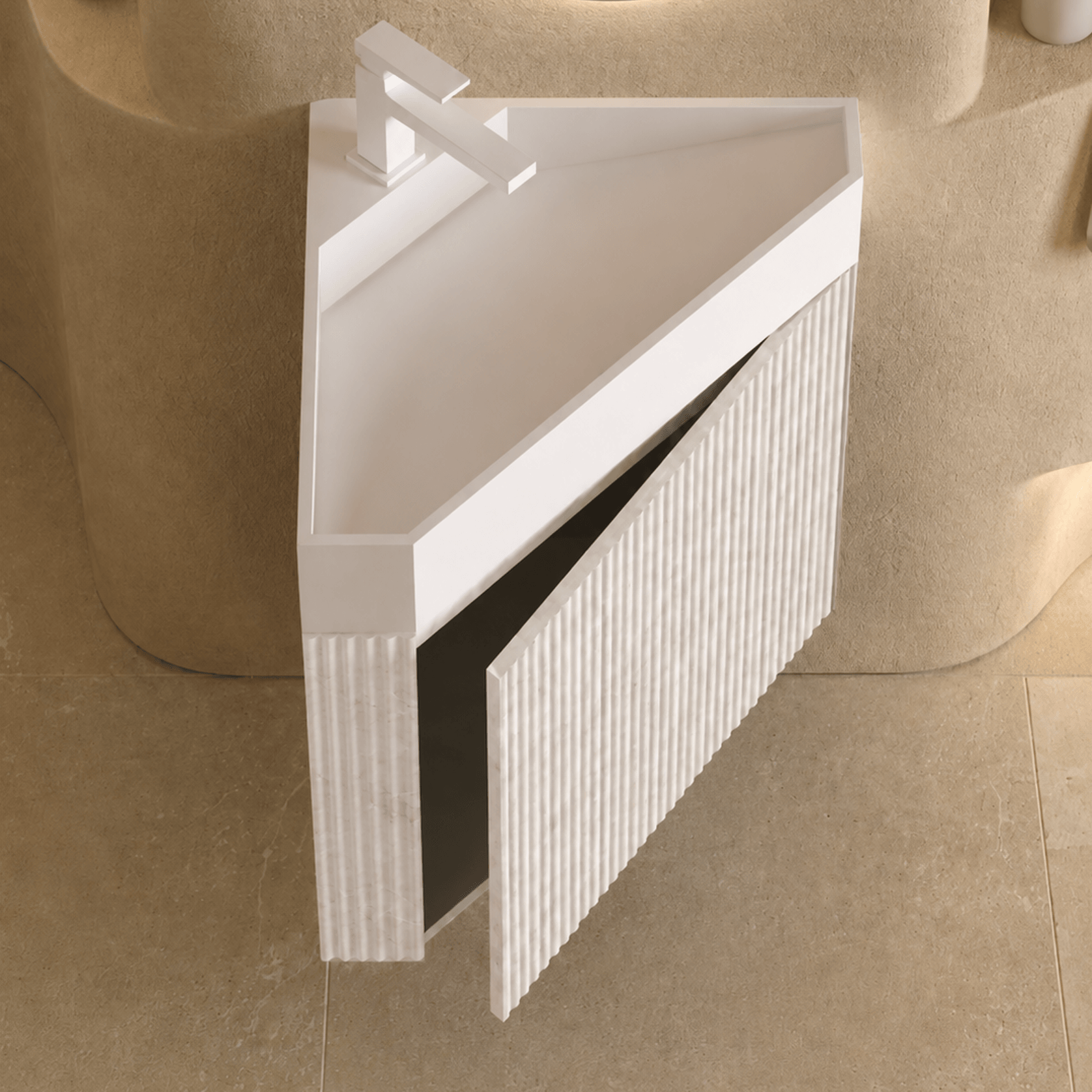Desert Rock Wall Hung Vanity and Basin - DRV020 gallery detail image