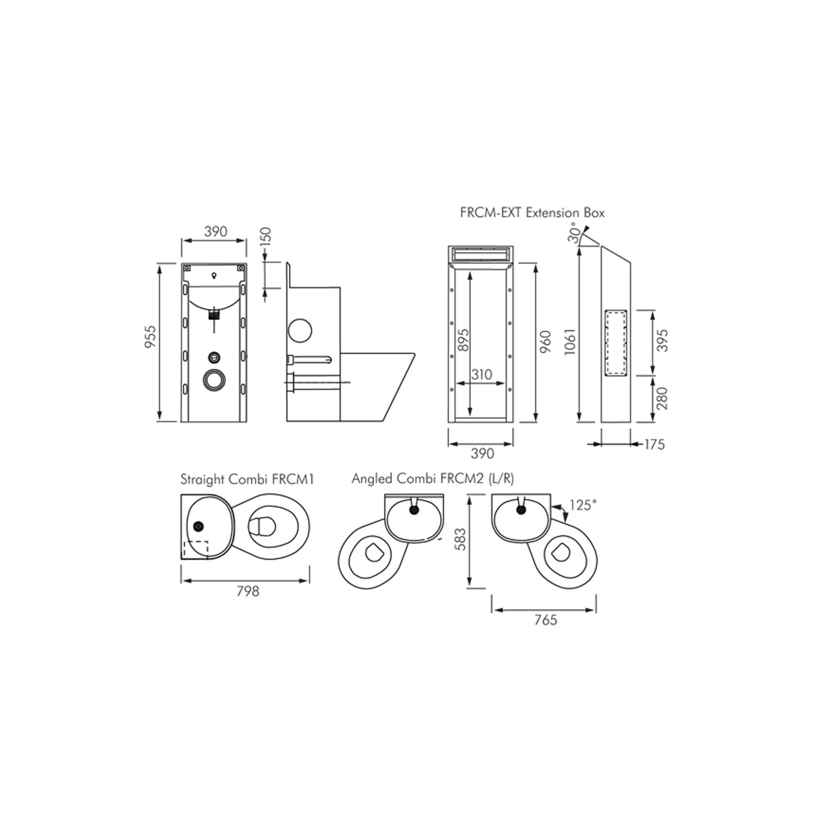 KWC Franke S/S Combination Toilet Pan & Wash Basin gallery detail image