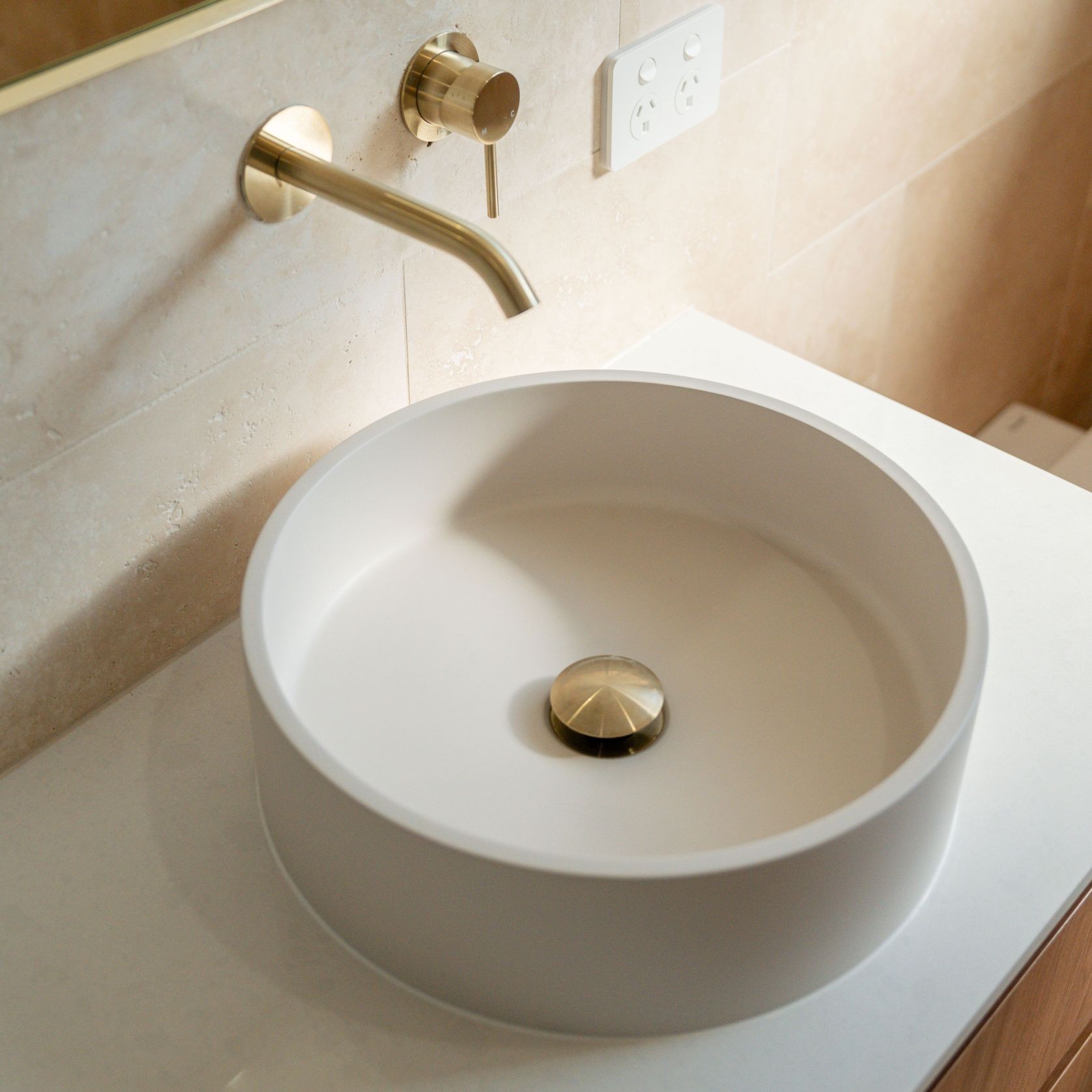 Jada Round Concrete Above Counter Basins gallery detail image