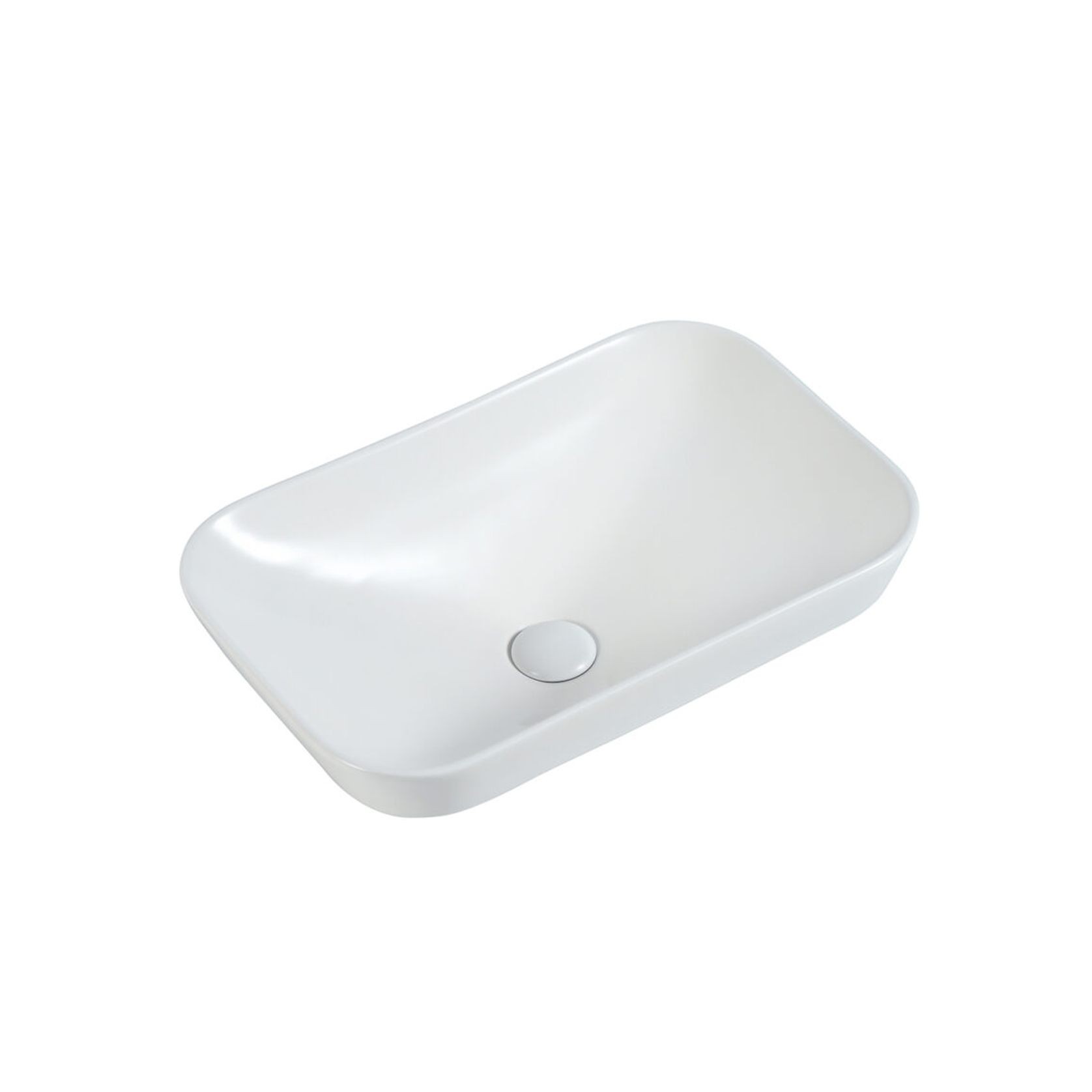 Goccia Semi Recess Drop In Ceramic Basin gallery detail image