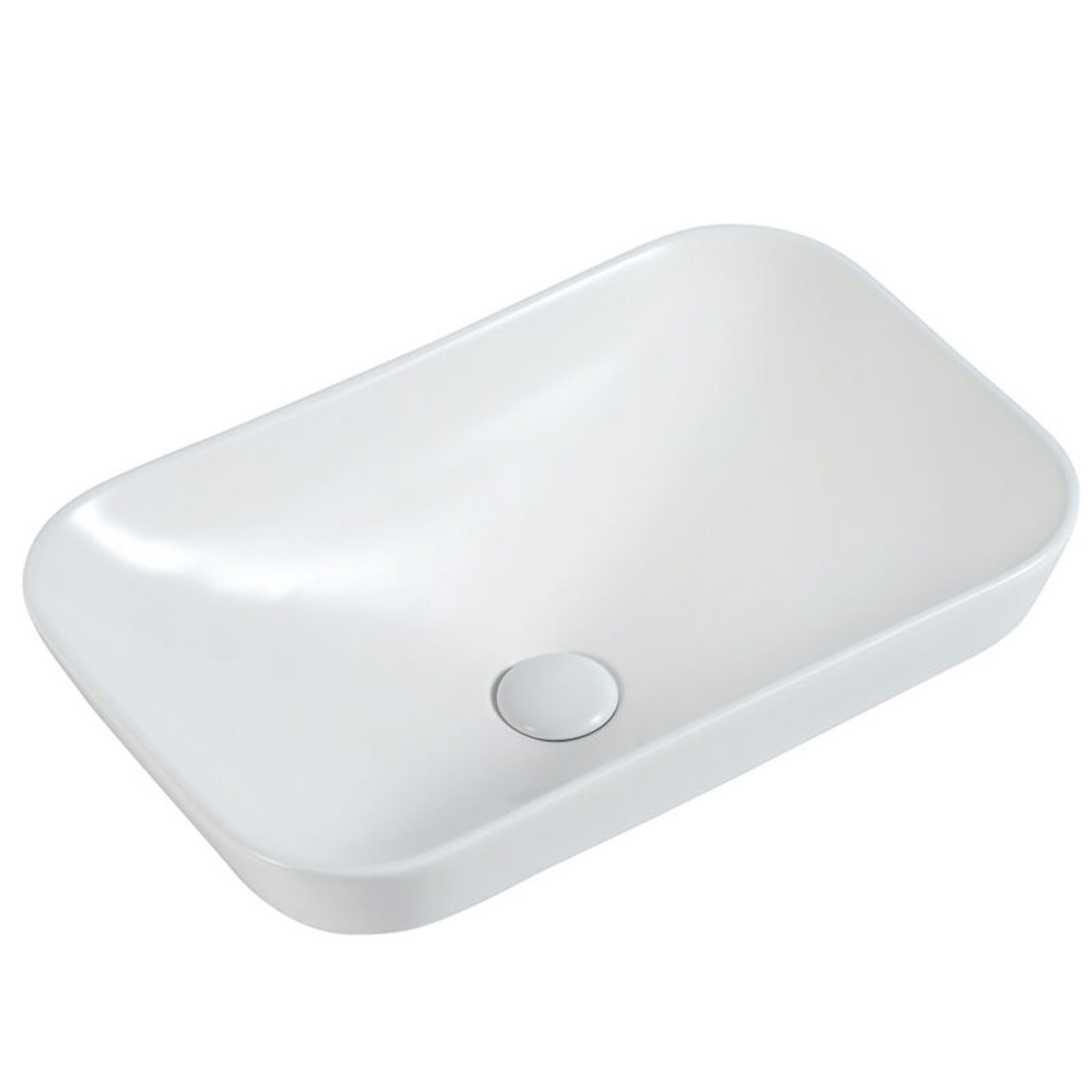 Goccia Semi Recess Drop In Ceramic Basin gallery detail image