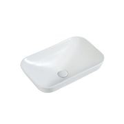 Goccia Semi Recess Drop In Ceramic Basin gallery detail image