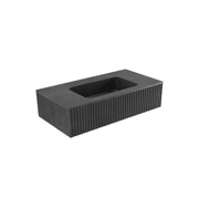 Bare Fluted Wall Basin gallery detail image