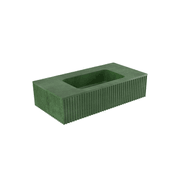 Bare Fluted Wall Basin gallery detail image