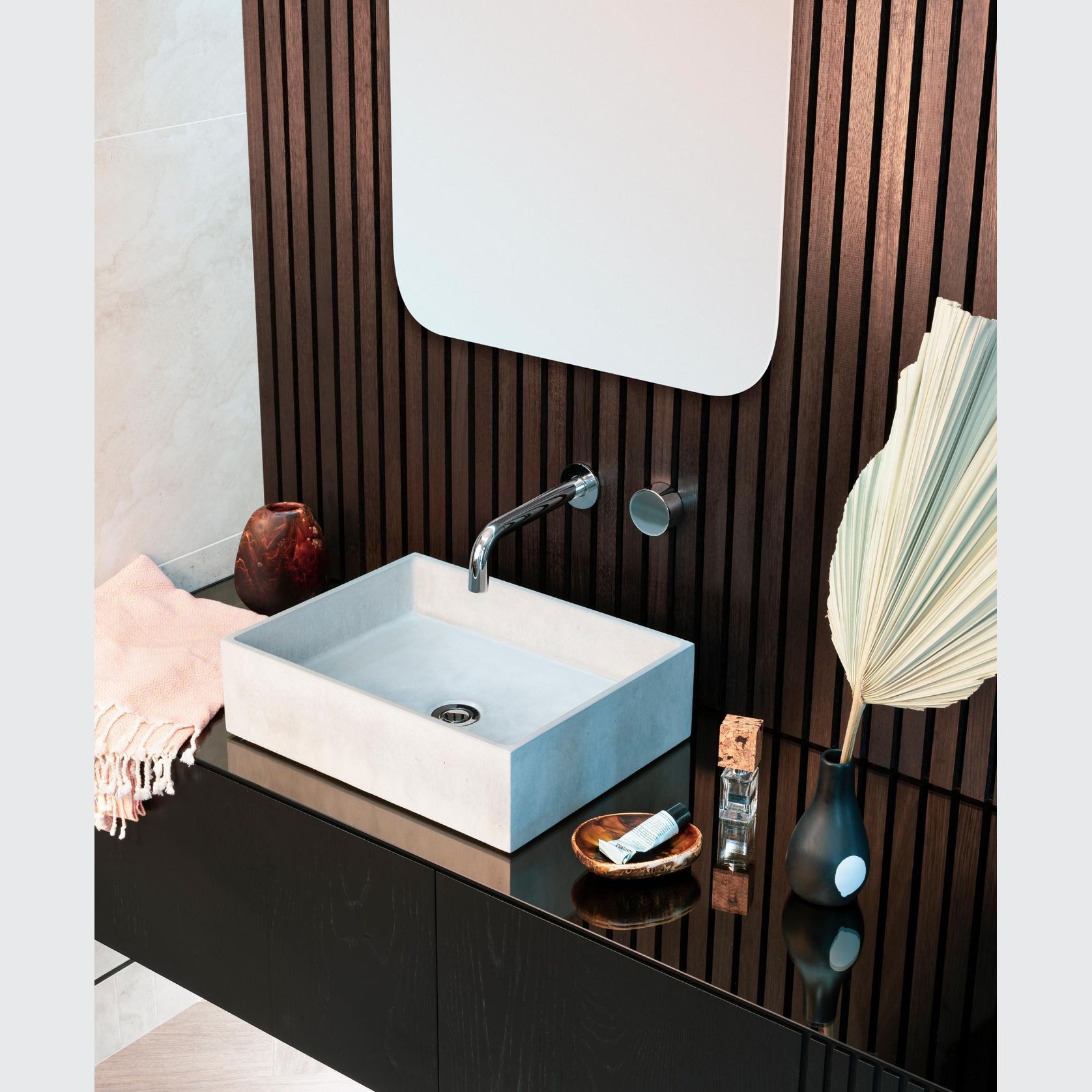 Simple Rectangle Vessel Basin gallery detail image