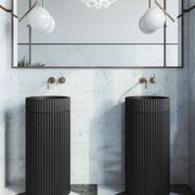 Doric Round Basin With Timber Pedestal gallery detail image
