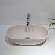 Hugi Soft Pink B1312 560mm Stone Basin gallery detail image