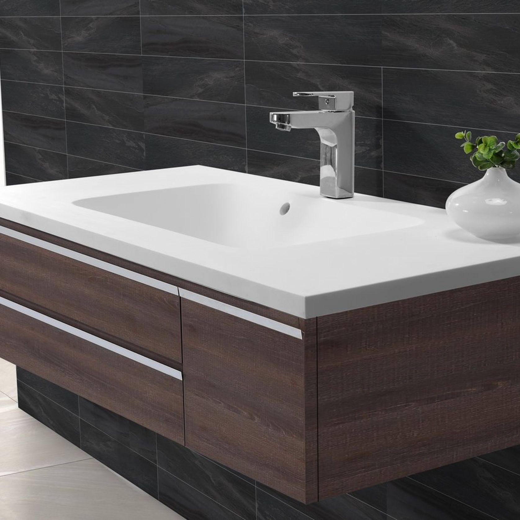 B1524 Hugi Vanity Top Basin 1000mm gallery detail image