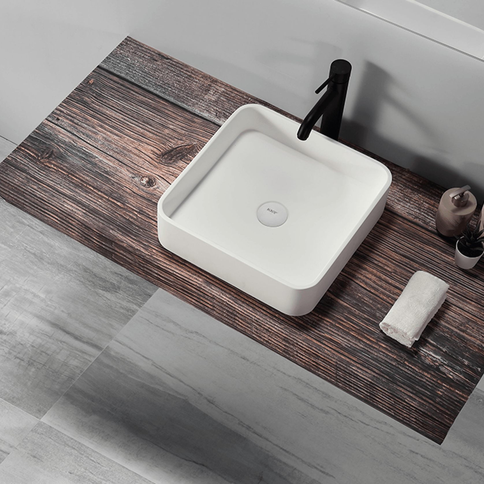 B1700 Square Basin gallery detail image