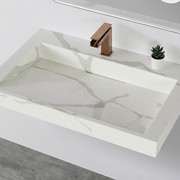 Marble Custom Wall Hung Hugi Basin Collection gallery detail image