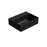 Kube 45x35 Basin Matt Black gallery detail image