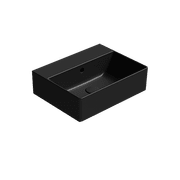 Kube 45x35 Basin Matt Black gallery detail image