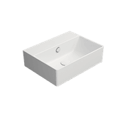 Kube 45x35 Basin Matt White gallery detail image