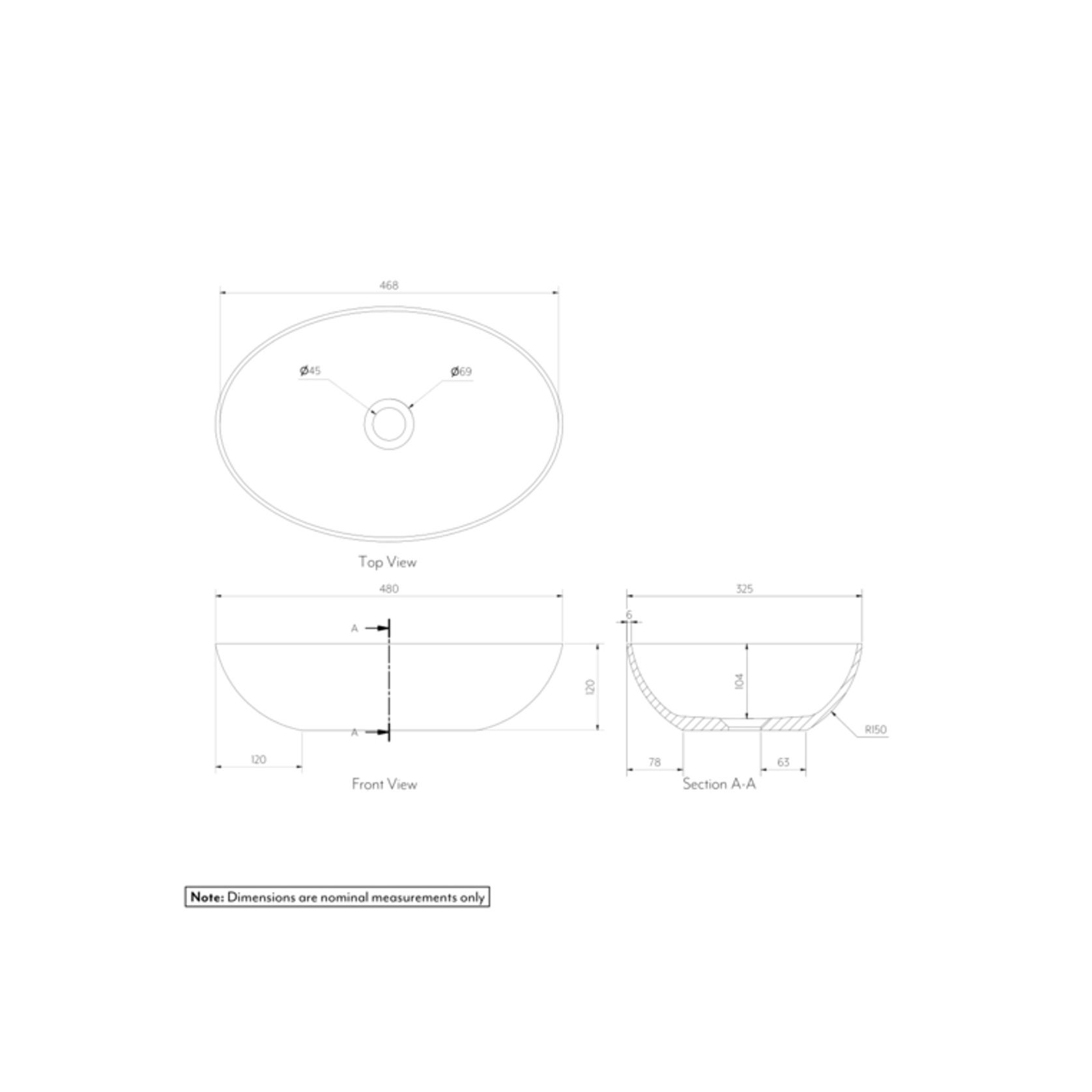 Labello Thin Edge Basin Sink gallery detail image