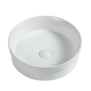 Lvia Round Semi Recess Drop In Ceramic Basin gallery detail image