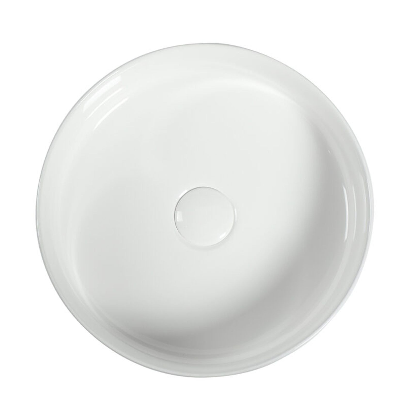 Lvia Round Semi Recess Drop In Ceramic Basin gallery detail image