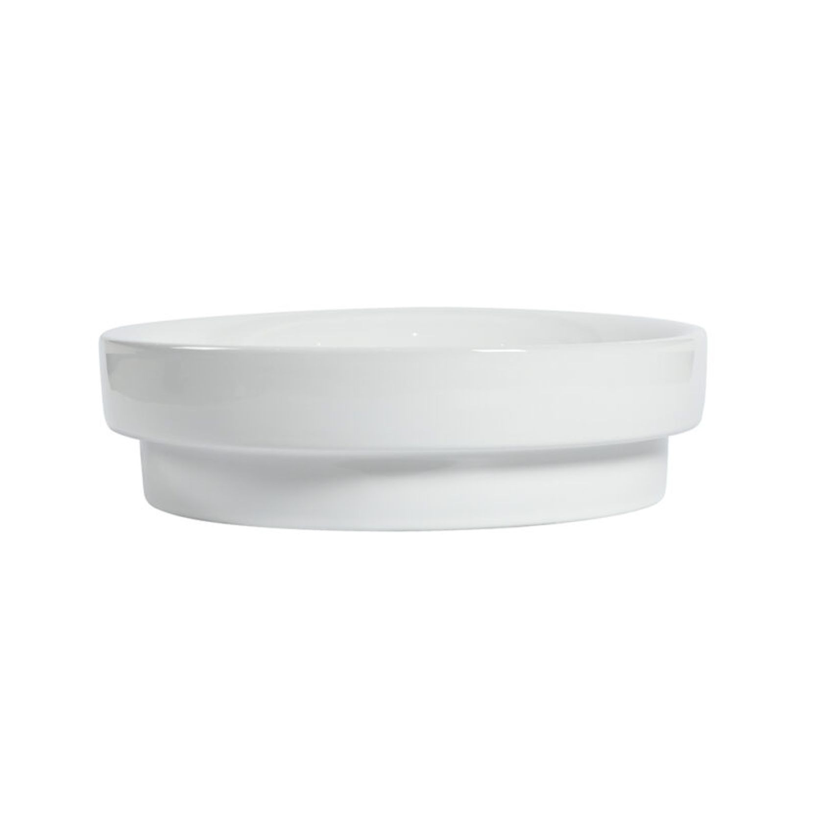 Lvia Round Semi Recess Drop In Ceramic Basin gallery detail image
