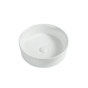 Lvia Round Semi Recess Drop In Ceramic Basin gallery detail image