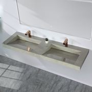 Double Basin Marble Ramp Sink 1500mm gallery detail image