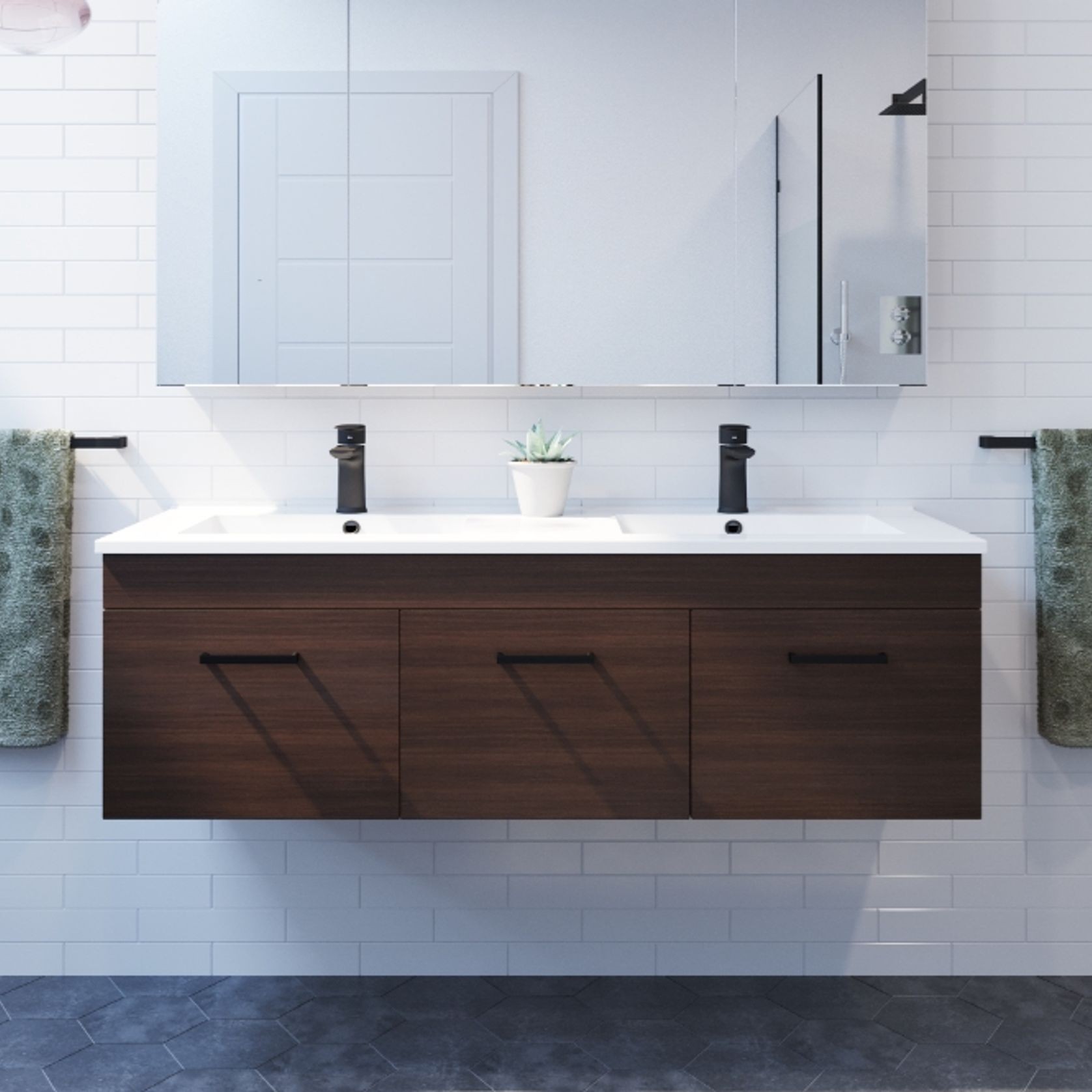 Qube Wallhung Vanity gallery detail image