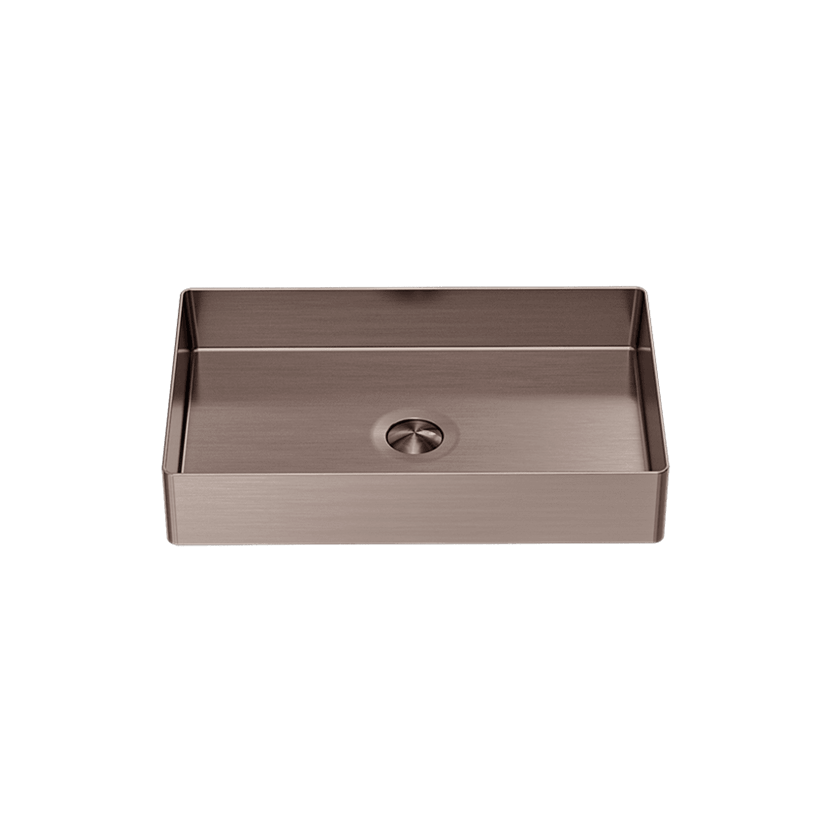 Opal Rectangle Stainless Steel Basin Brushed Bronze gallery detail image