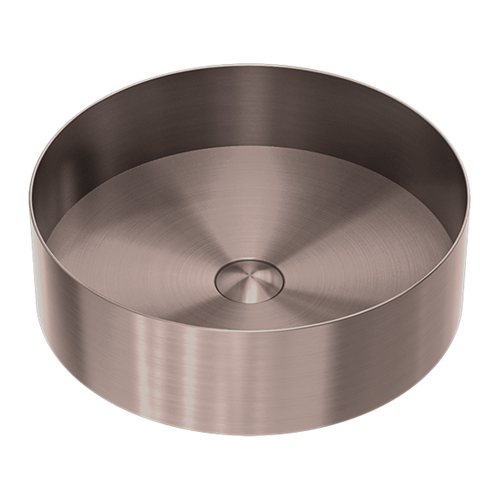 Opal Round 400mm Stainless Steel Basin Brushed Bronze gallery detail image