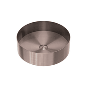 Opal Round 400mm Stainless Steel Basin Brushed Bronze gallery detail image