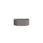 Nelios Concrete Wall Hung Basin | Matte White gallery detail image