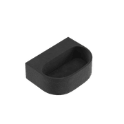 Nelios Concrete Wall-Hung Basin | Grey gallery detail image