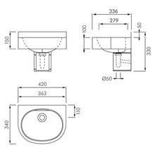 KWC Franke S/S Oval-A Wash Basin with Shroud gallery detail image