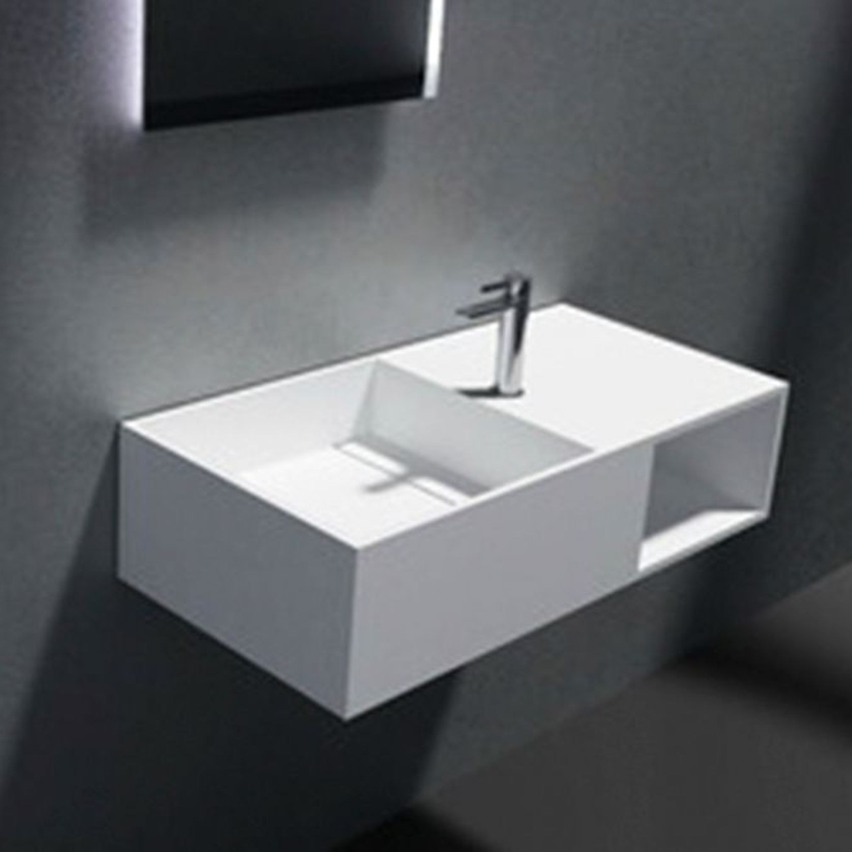 PB2037 Cube Washbasin by Casa Italiana gallery detail image