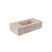 Bare Fluted Wall Basin gallery detail image