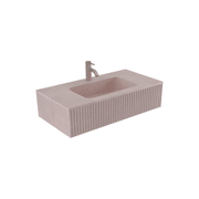 Bare Fluted Wall Basin gallery detail image