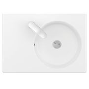 Reba Right Bowl Wall Basin gallery detail image