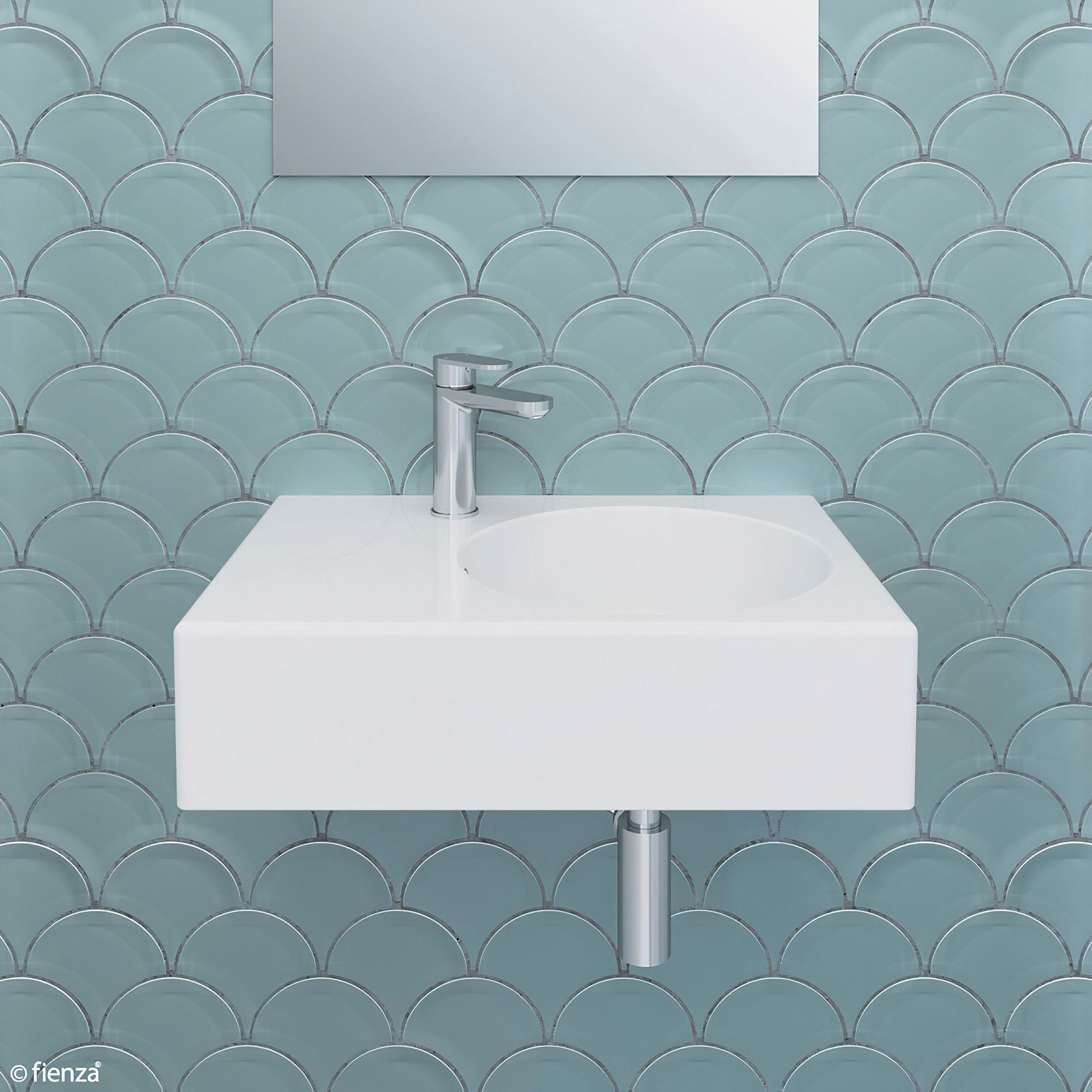 Reba Right Bowl Wall Basin gallery detail image