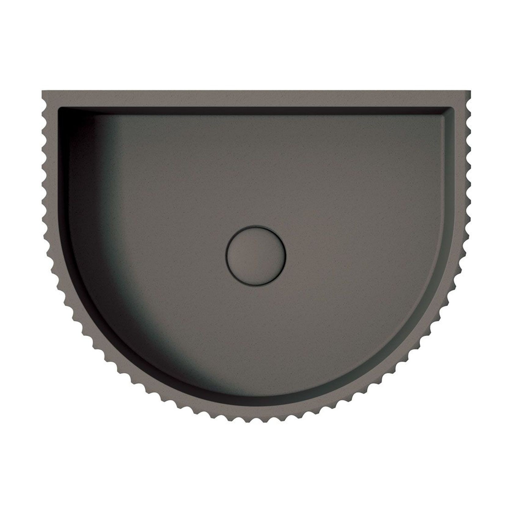 Valentina Fluted Arch Concrete Wall Basins gallery detail image