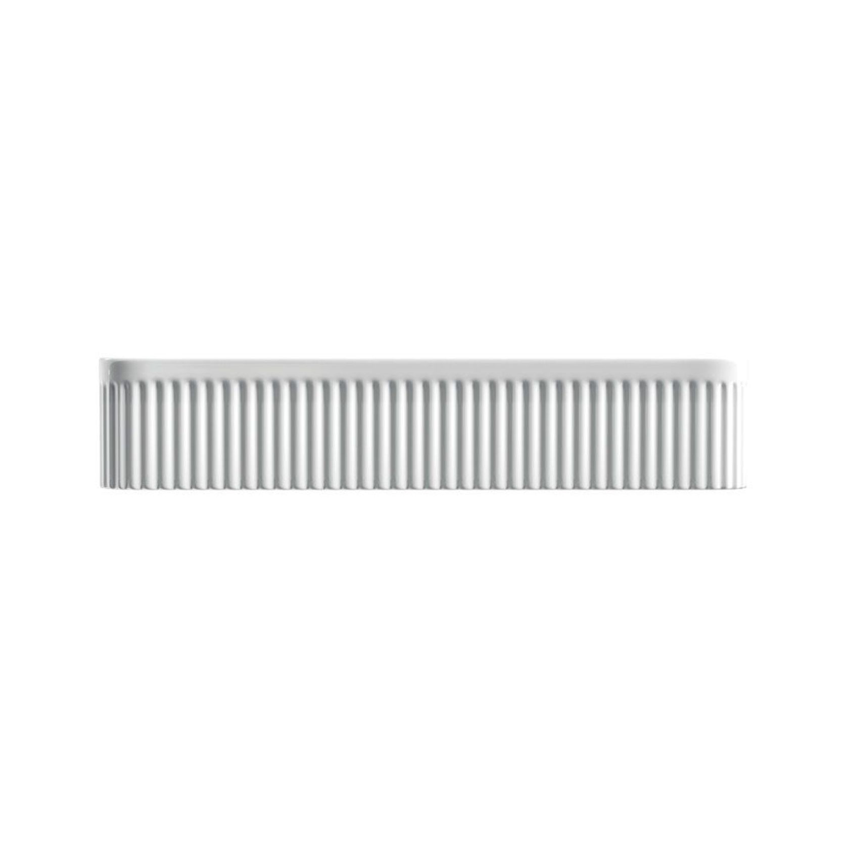 Eleanor Rectangular Above Counter Fluted Basin gallery detail image
