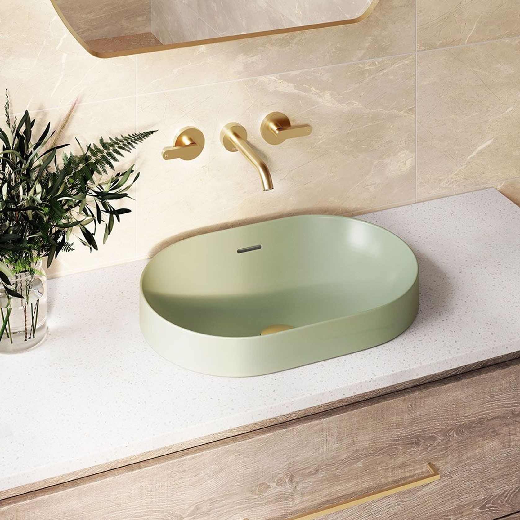 Aluca Pill Semi-Inset Basin gallery detail image