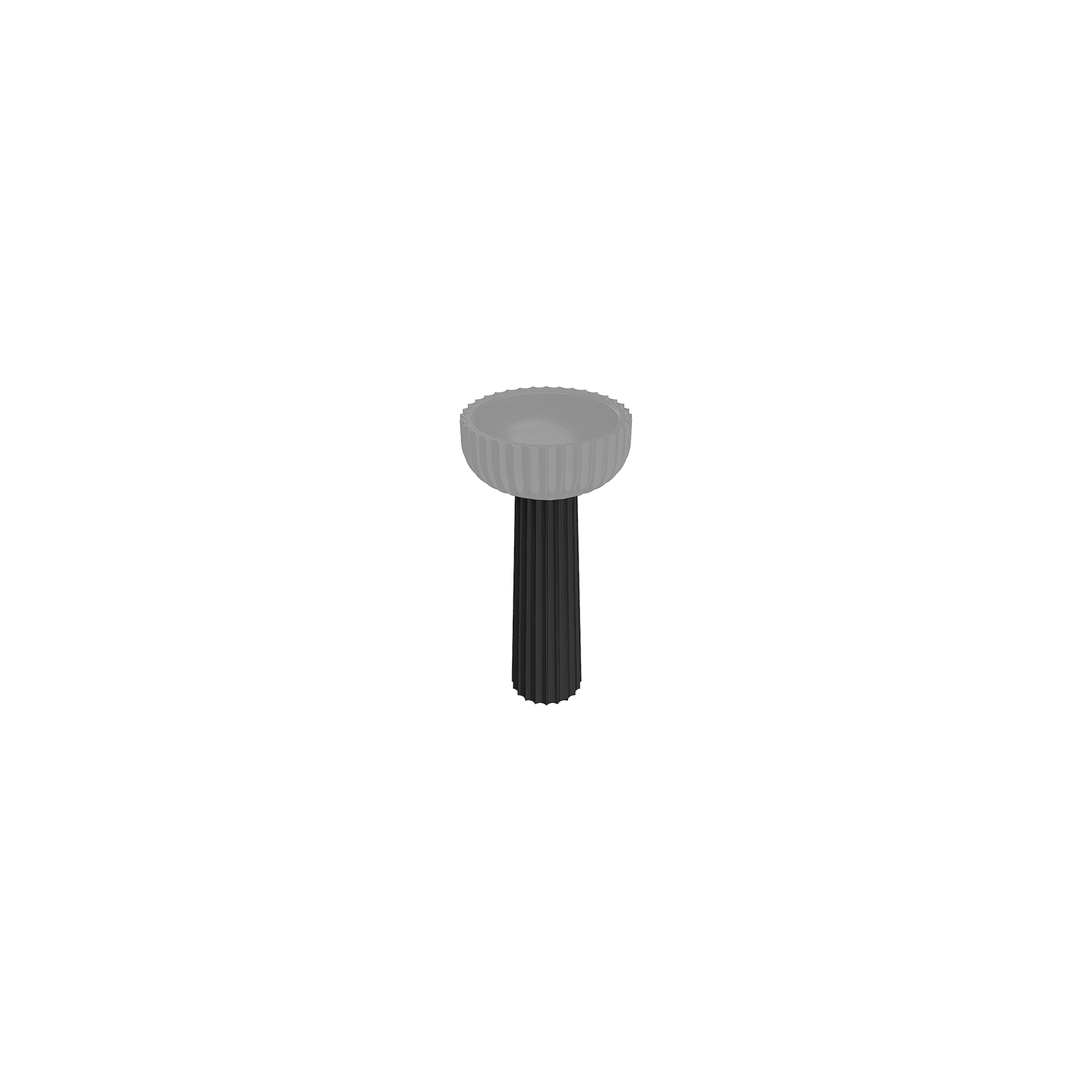 Settecento Pedestal For 44/50 Vessel Basin gallery detail image