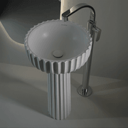 Settecento Pedestal For 44/50 Vessel Basin gallery detail image