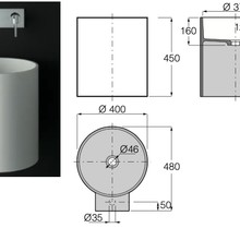PHC Washbasin by Boffi gallery detail image