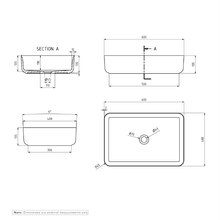 Frankie Basin Sink 600mm Matte White gallery detail image