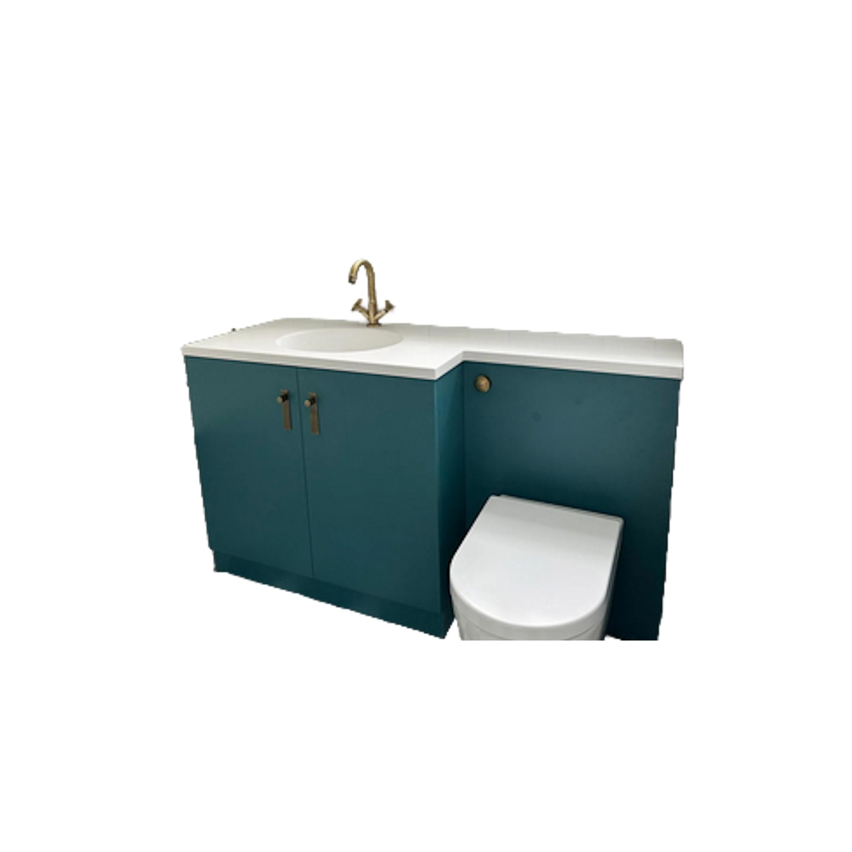 Custom Sized Solid Surface Vanity Top gallery detail image