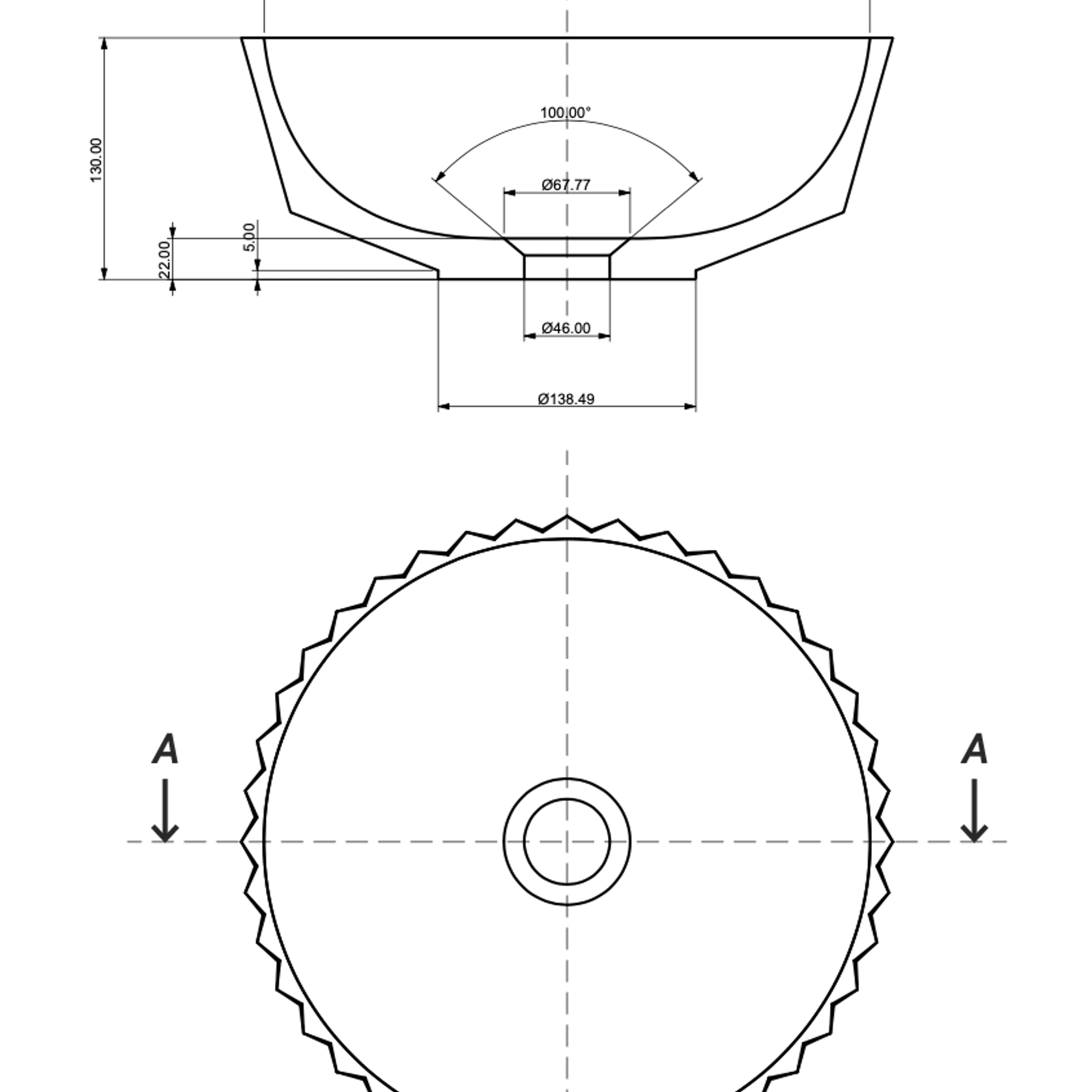 Aqvato Vesta Bred Bathroom Basin gallery detail image